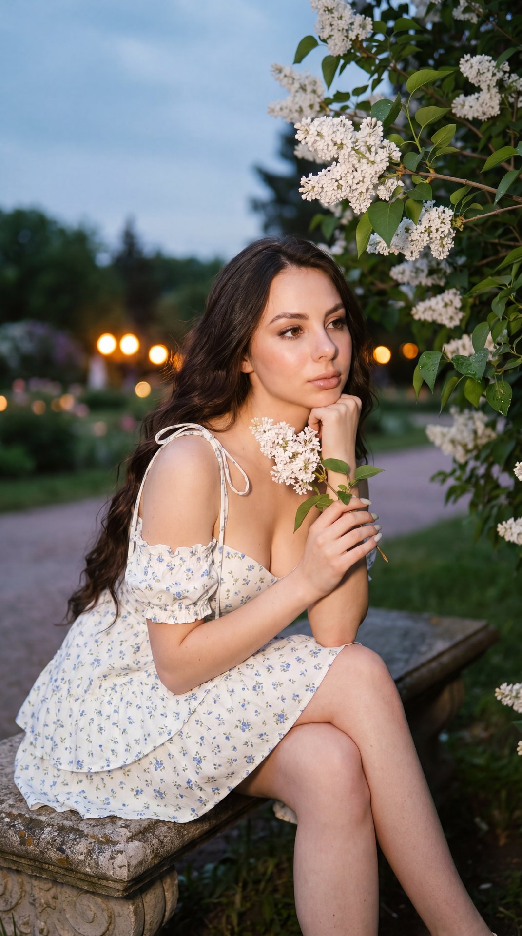 Белая сирень и я
