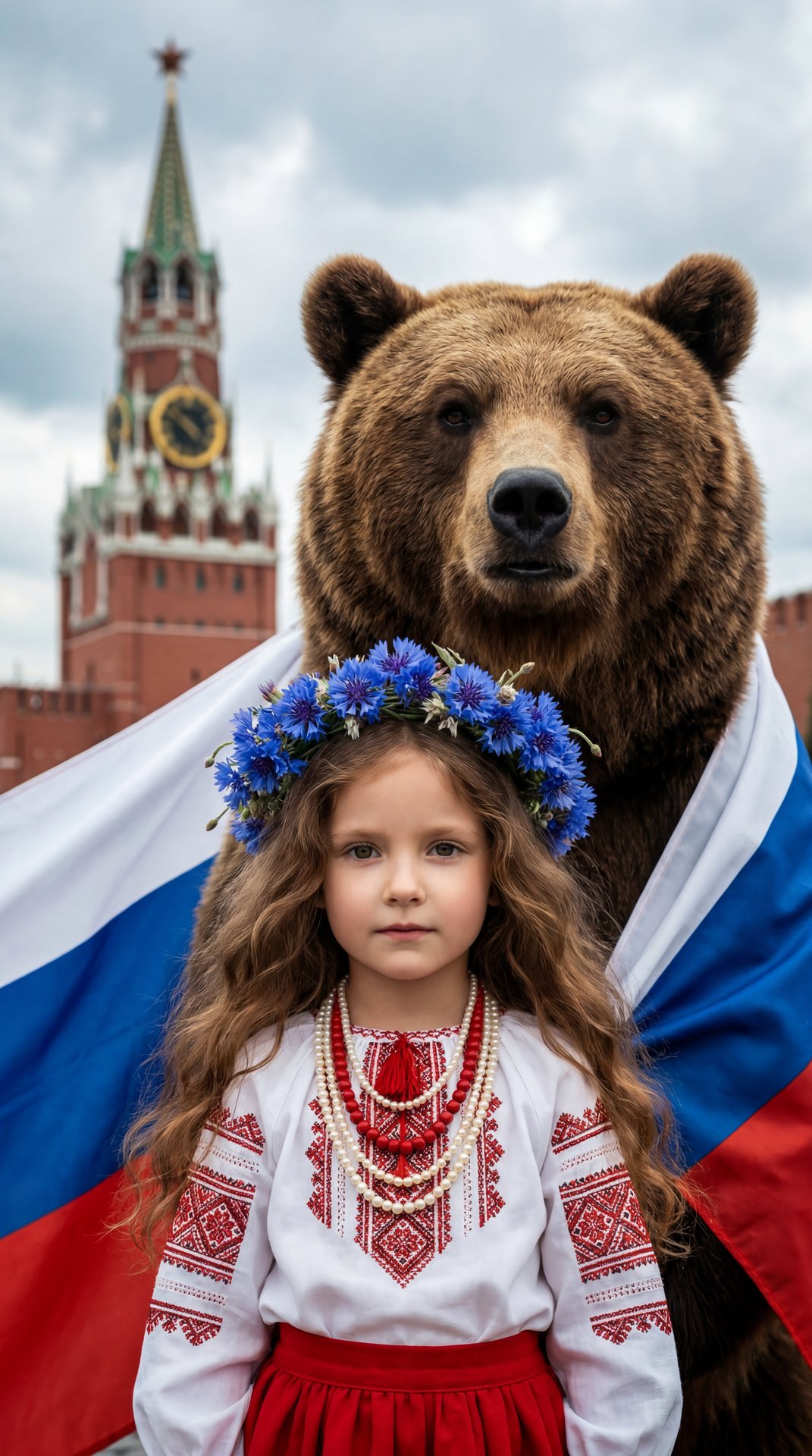 Девочка и Медведь