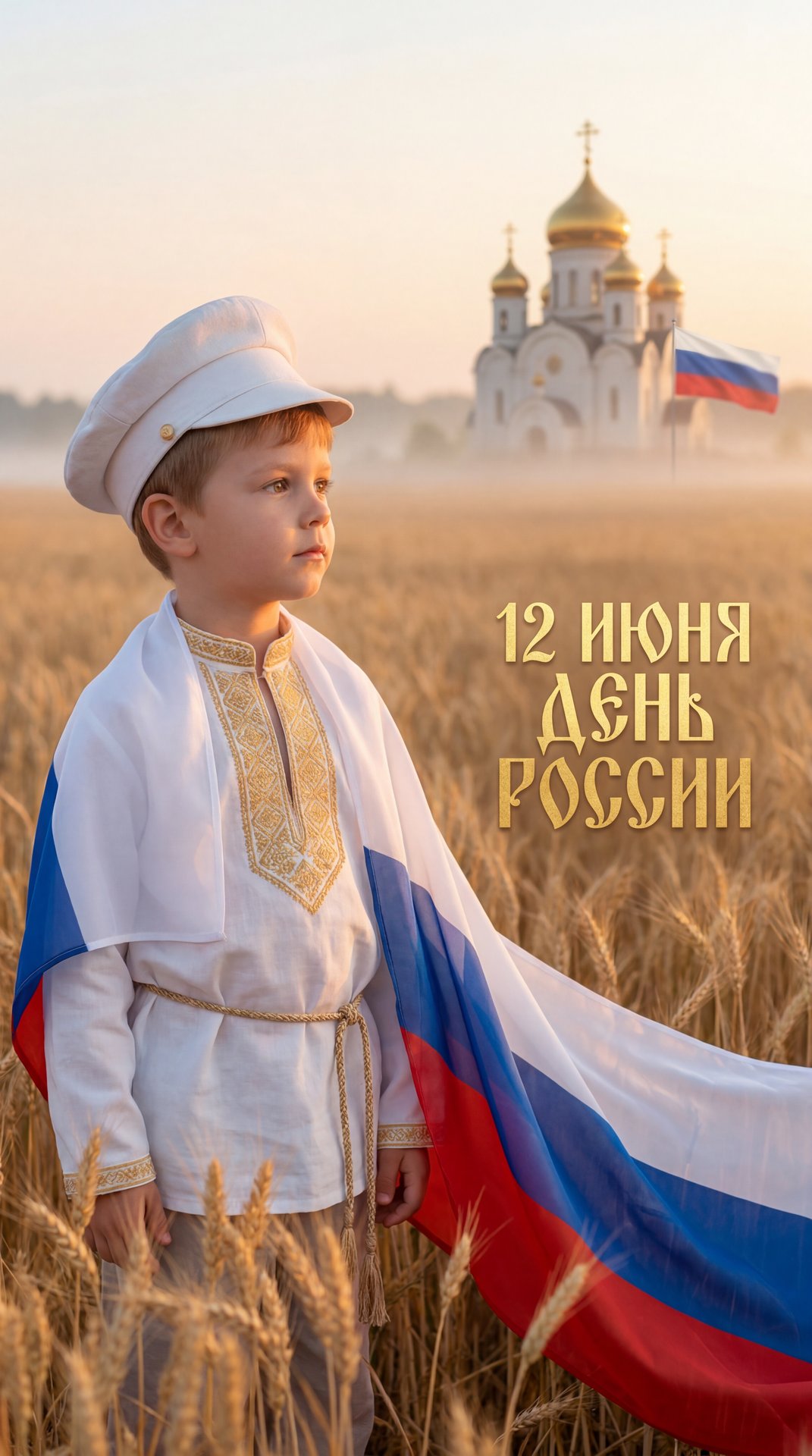 Мальчик в поле
