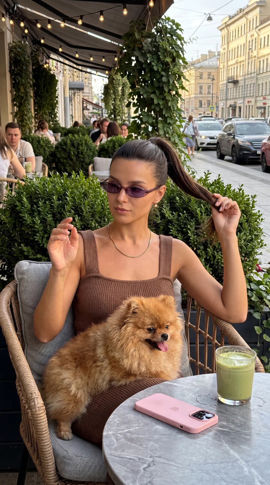 В кафе