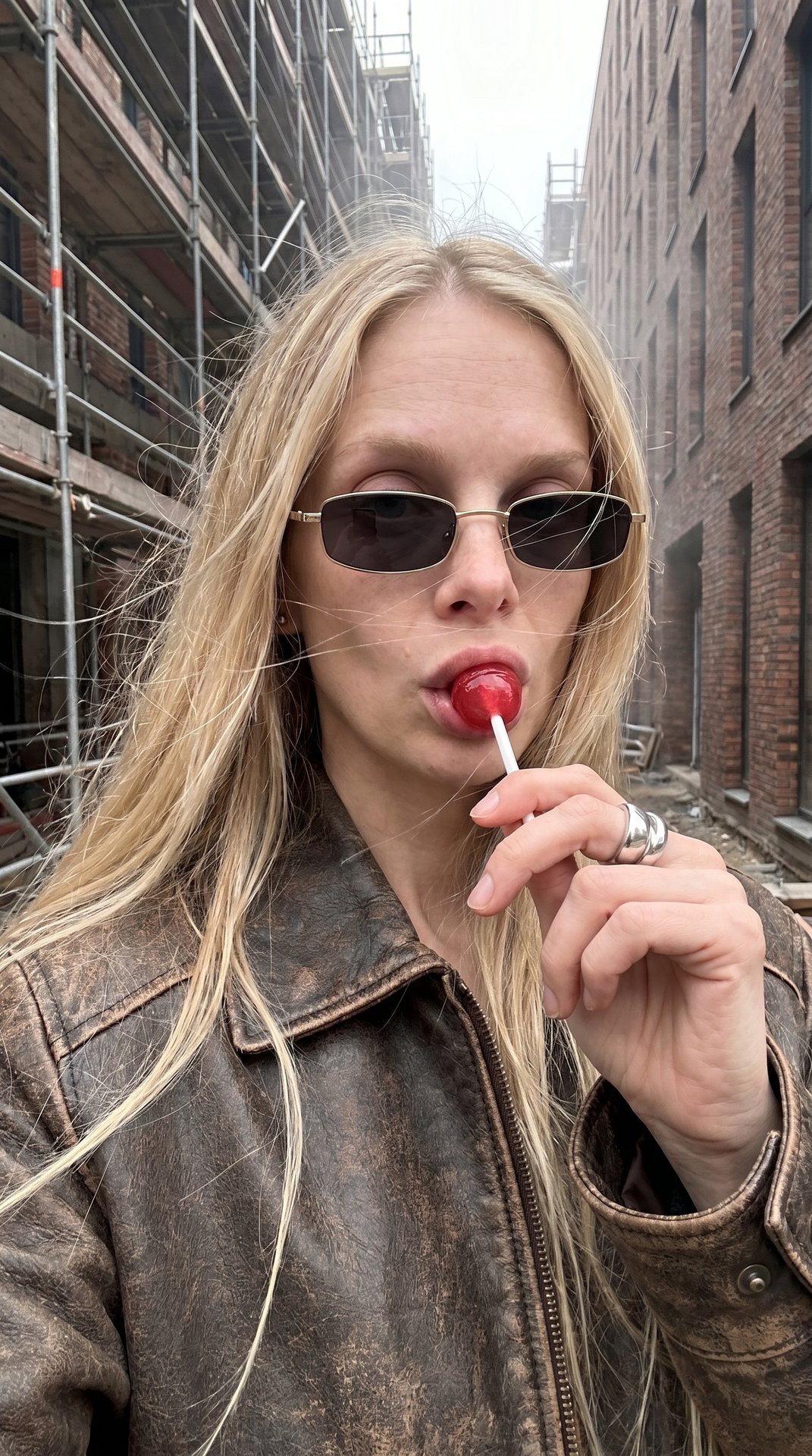 Не менять внешность девушки с загруженных изображений. дорогой lifestyle момент, но снят случайно, как сторис без каких либо табличек!Не меняя внешности женщины с фото, кадр захватывает близкое селфи на фронтальную камеру молодой девушки с пухлыми губами,