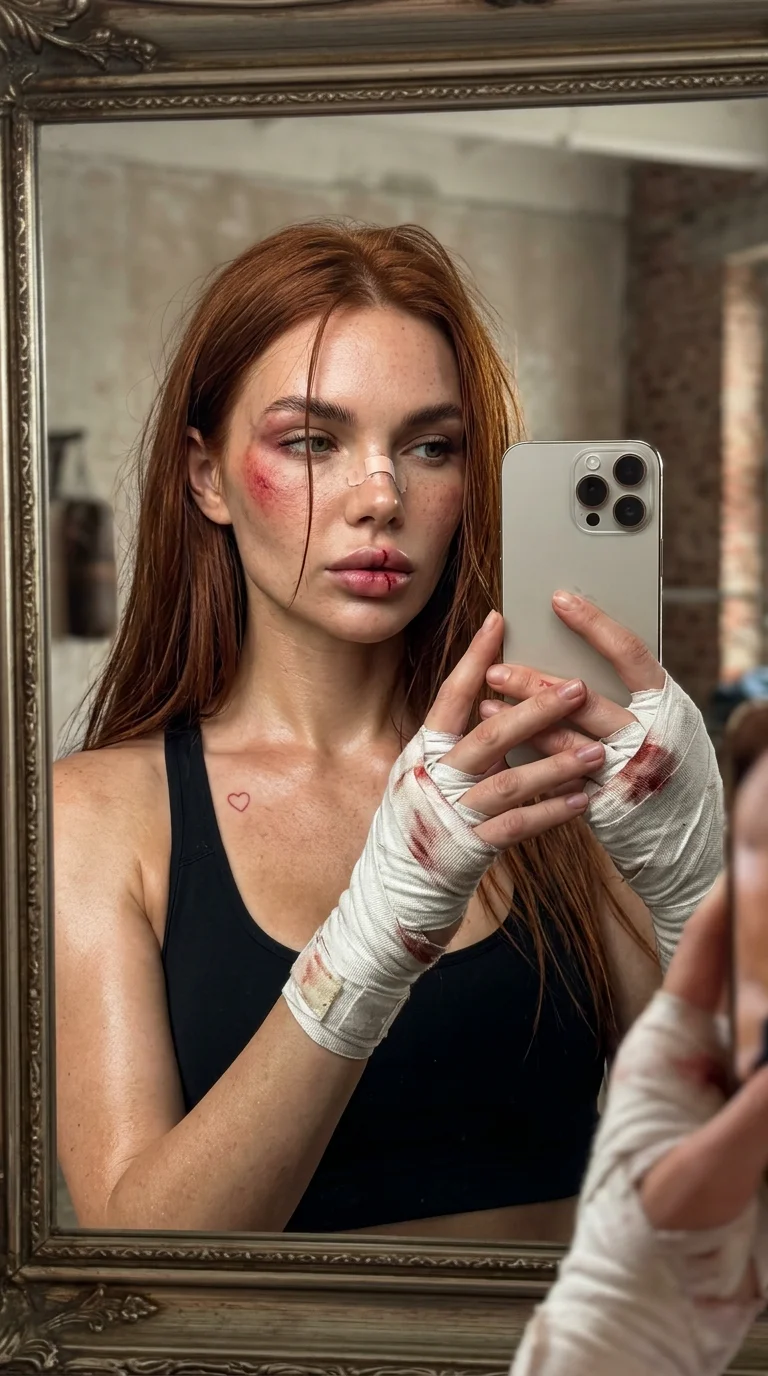 Следы недавней драки