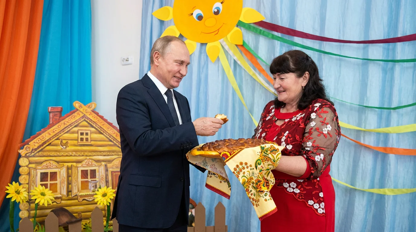 Добавь президента России Владимира Путина, максимально реалистичное фото
