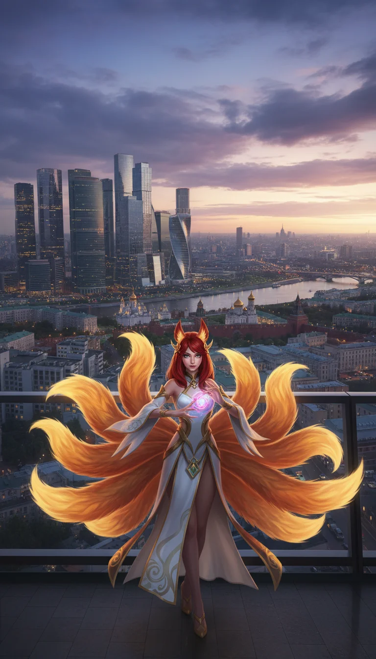 Ahri and Moscow City