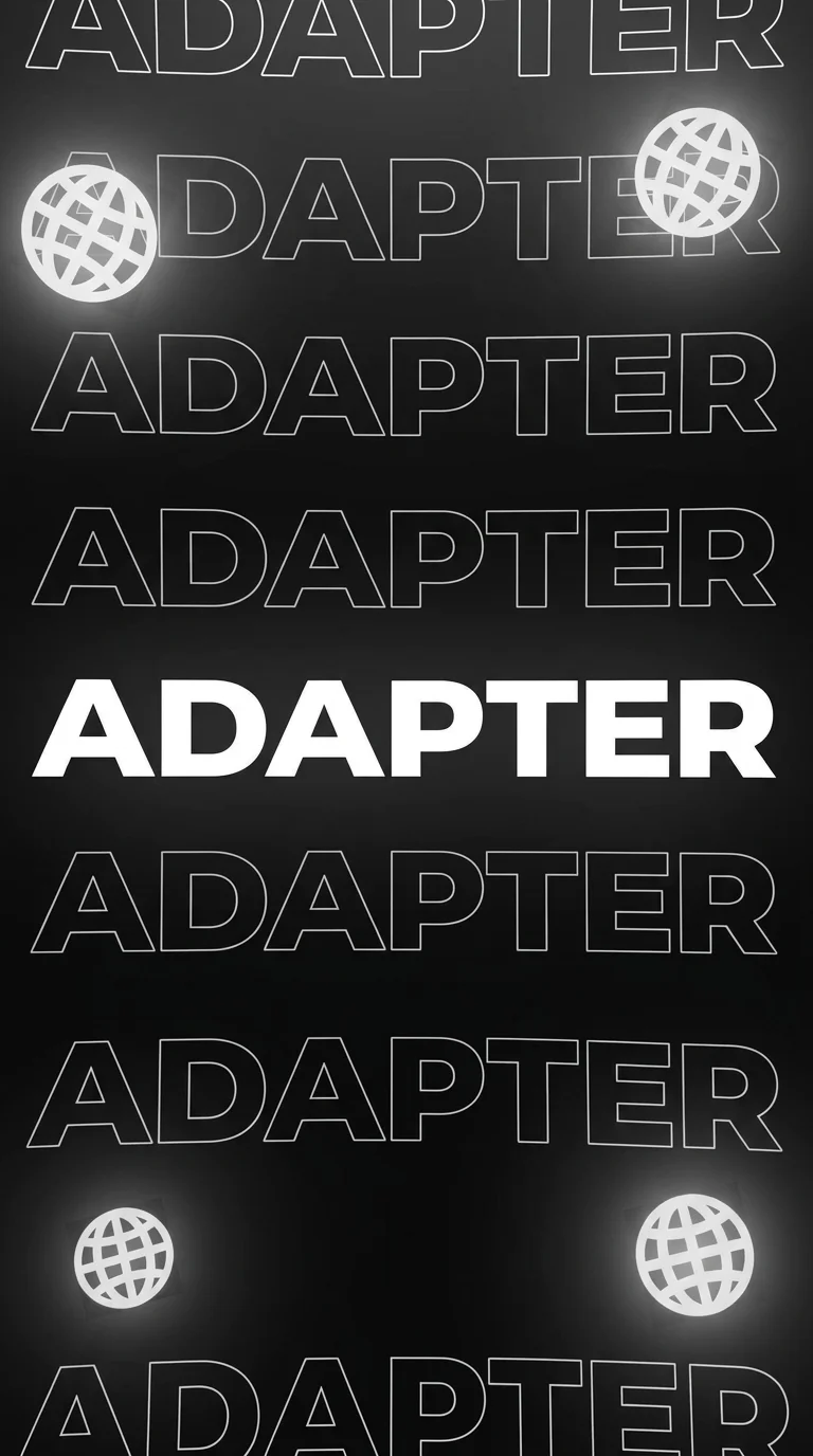 Сделай тоже самое только вместо всех надписей напиши adapter