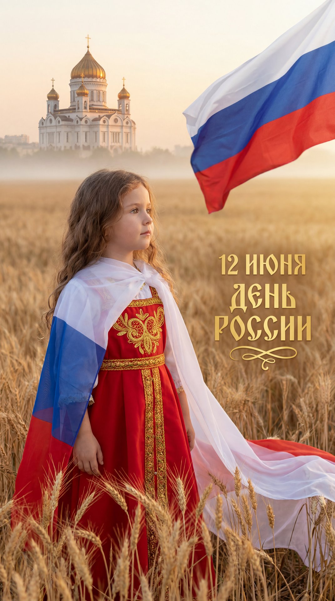 Девочка в поле