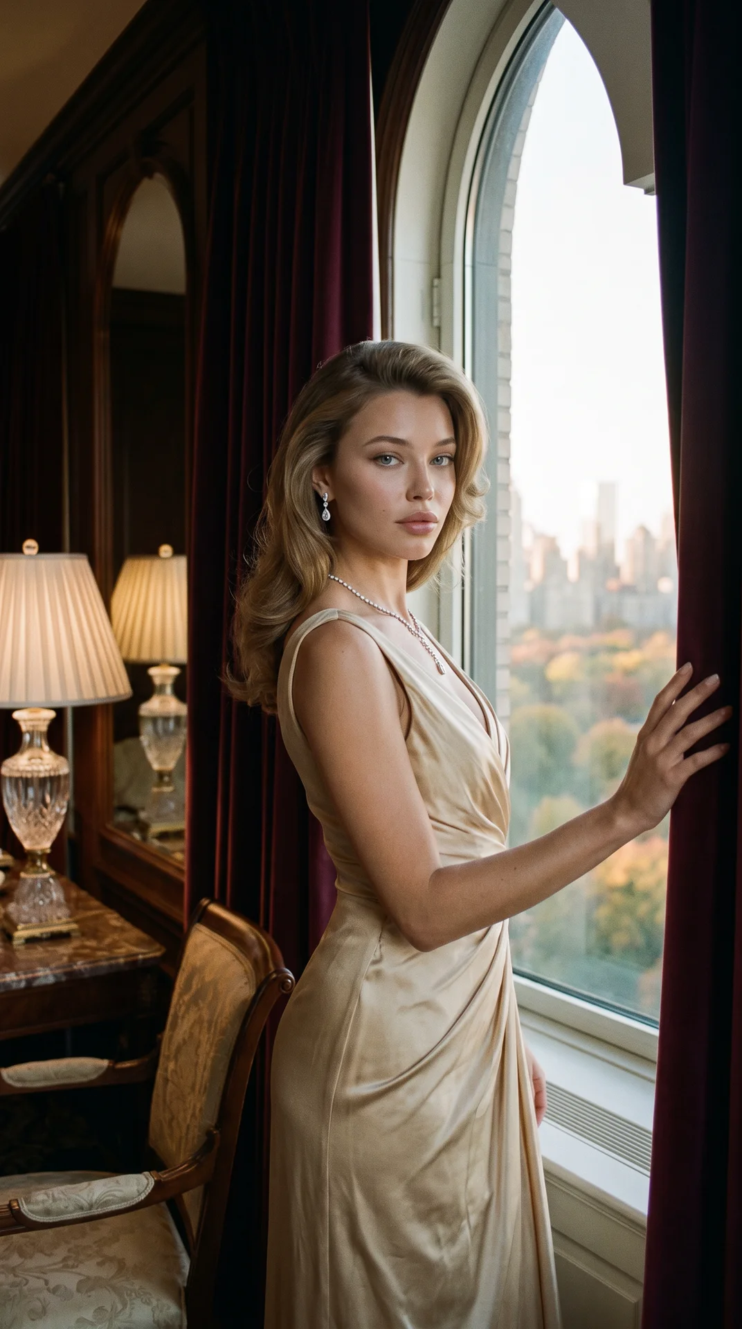 Use the uploaded reference photograph as the ONLY identity reference for the woman AND as the PRIMARY and STRICT visual reference for the entire photographic treatment.


Create a highly realistic photograph of the exact same woman from the reference imag