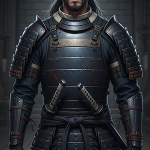 He is tall, elongated, without excess mass - the body is formed by discipline. The movements are accurate and economical, as if he is always in a duel. His shoulders are straight, his back is hard, as if he grew up under the weight of armor.

The hair is 