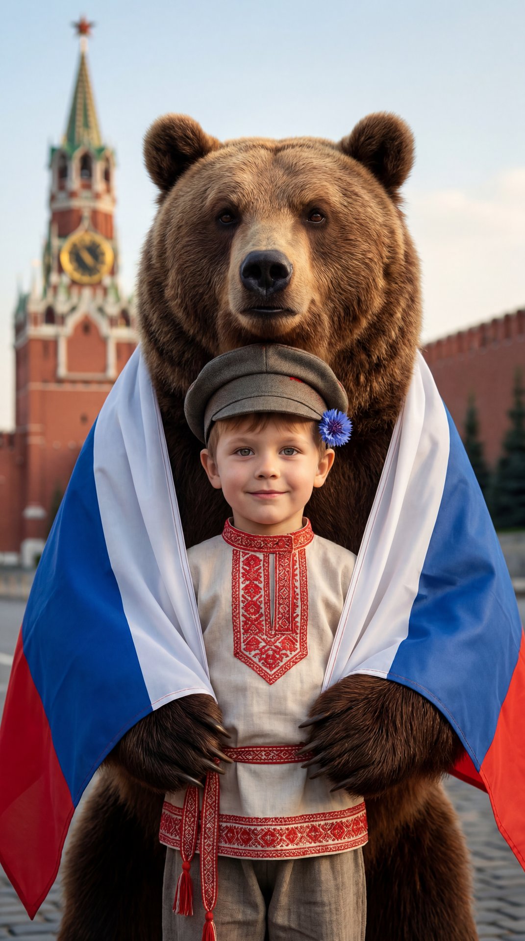 Мальчик и Медведь