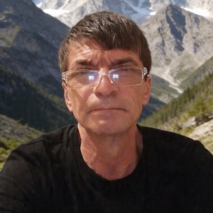 Омоложение и изменение заднего фона, на горный ландшафт