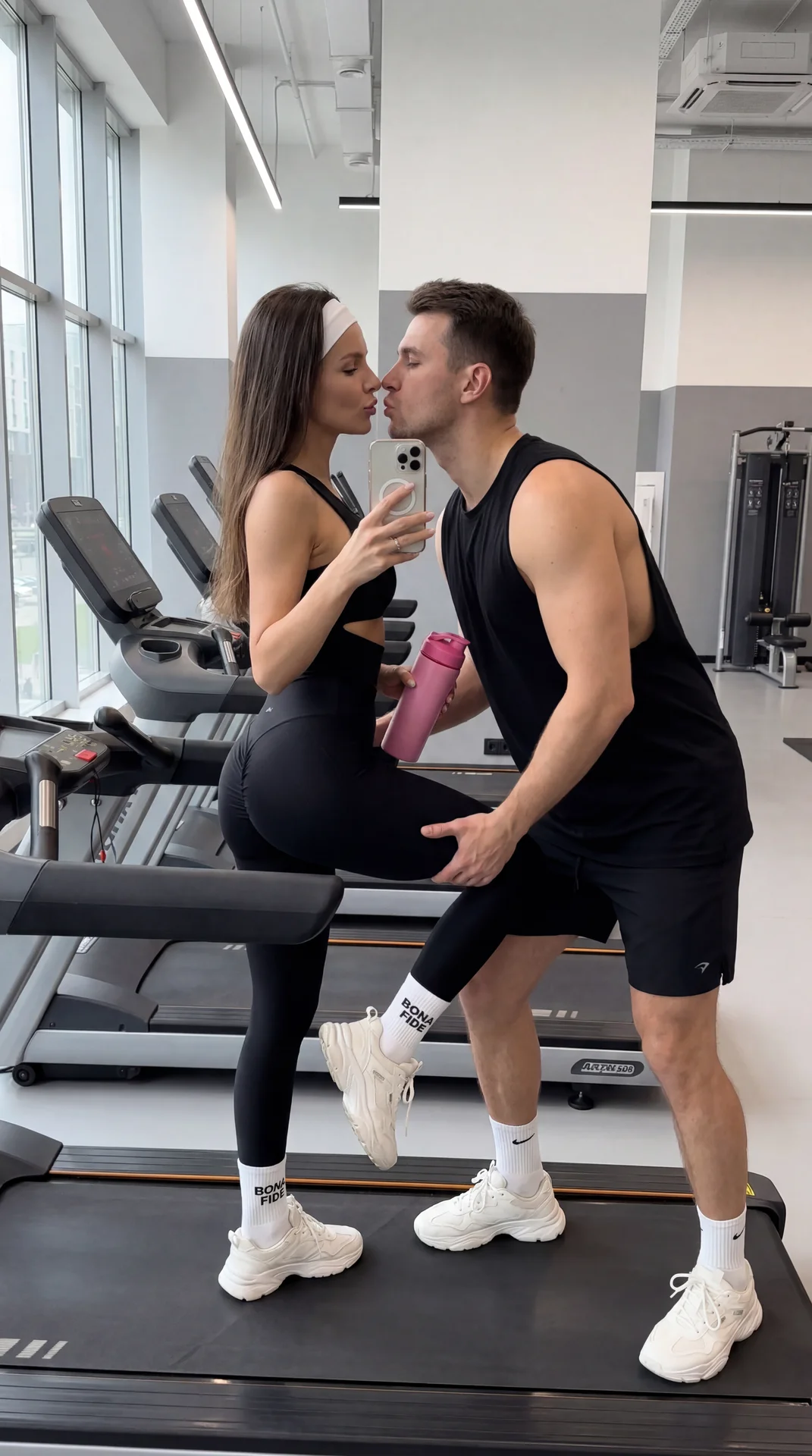 В спортзале