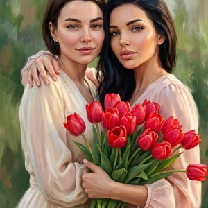 С 8 марта, дорогая подруга!