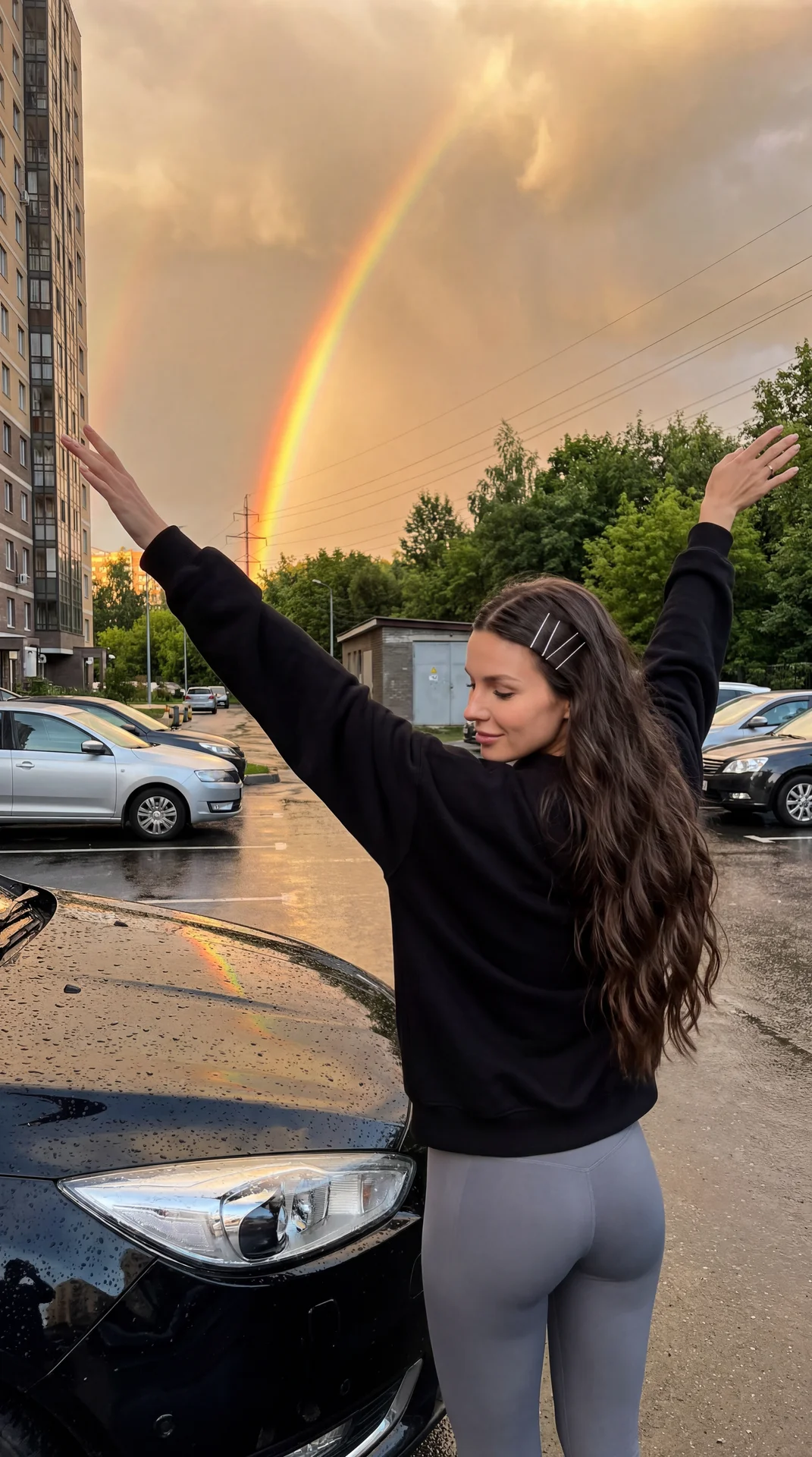 Радуга после дождя