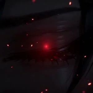 Create a cinematic 4-second startup animation for a premium gaming application called GaBBiX.

The video begins with a completely black screen. Tiny glowing crimson particles slowly appear from the darkness, floating naturally in the air. A deep red light