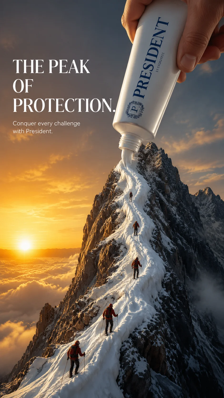 Surreal premium advertising campaign for a tooth