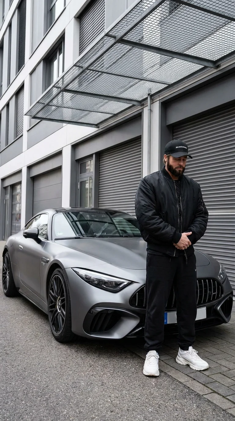 Возле Mercedes