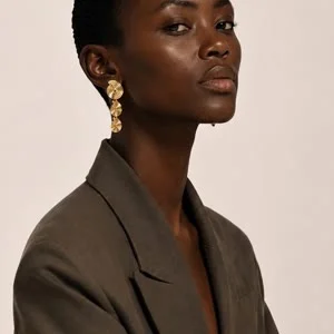 5-second ultra-realistic luxury jewelry video.
The model slowly looks directly into the camera, subtly lifts her chin, takes one natural breath, blinks once, and makes a slight shoulder movement. The gold earrings gently sway with realistic physics.



Mi