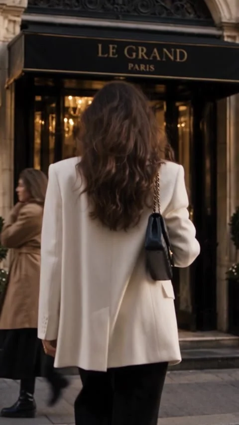 Vertical cinematic video, 9:16, duration 15 seconds.


Create a photorealistic live-action European luxury fashion film with a sophisticated 1990s cinematic aesthetic.


REFERENCE IMAGES:


@image_1 — WOMAN.
This is the exact female character reference.
P