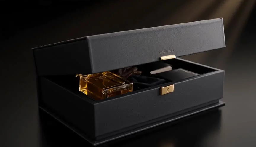 Create a 6-second ultra-premium luxury fragrance commercial in 16:9 cinematic format, using the uploaded reference image as the exact first frame and visual reference.


IMPORTANT: Preserve the product design EXACTLY as shown in the reference. Do not rede
