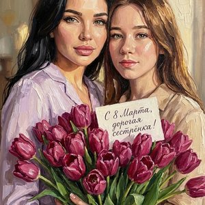 C 8 марта, дорогая сестренка!