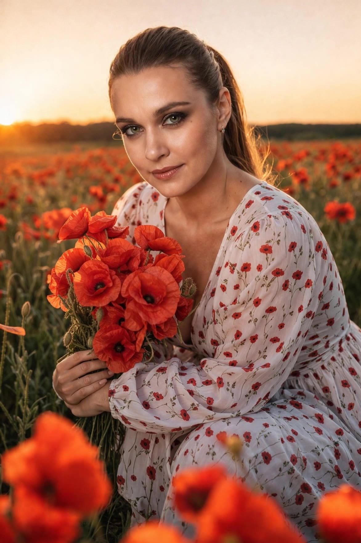 Анимируй эту фотографию в формате HD с максимальной реалистичностью. Сохрани исходное лицо, черты лица, мимику, возраст, пропорции, позу, прическу, макияж, одежду, аксессуары и общий стиль в первозданном виде. Ничего не меняй, не перерисовывай, не трансфо