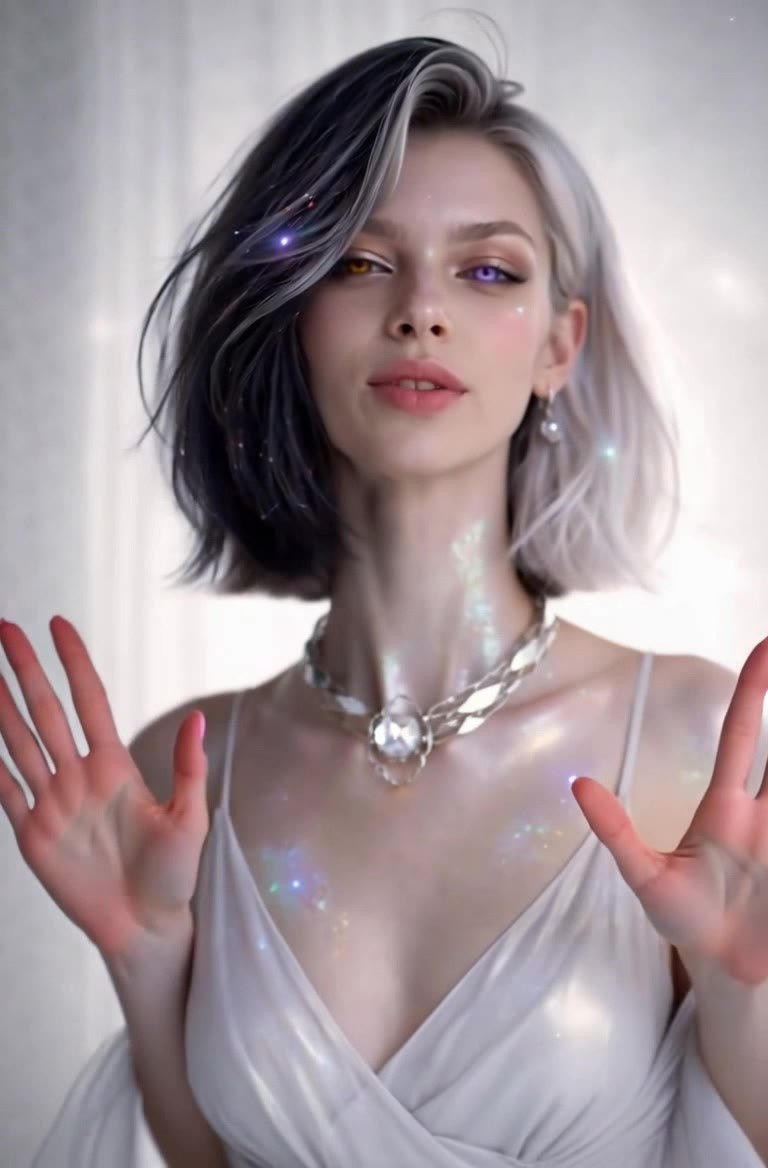 Create a realistic talking avatar by transferring facial expressions and body motion from the reference video to the person in the photo. Preserve the original face, identity, age, proportions, hairstyle, clothing, and background. Keep the face sharp and 
