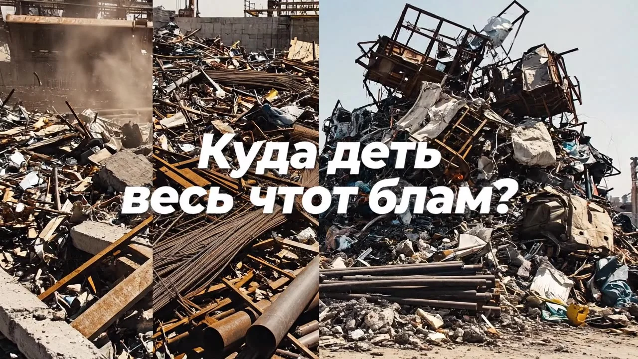 Создать динамичный вертикальный рекламный видеоролик (формат 9:16, длительность 15–25 секунд) для услуги ломовоза / вывоза любых отходов (металлолом, строительный мусор, старые конструкции, хлам).
Стиль:
Современный, кинематографичный, с индустриальной эс